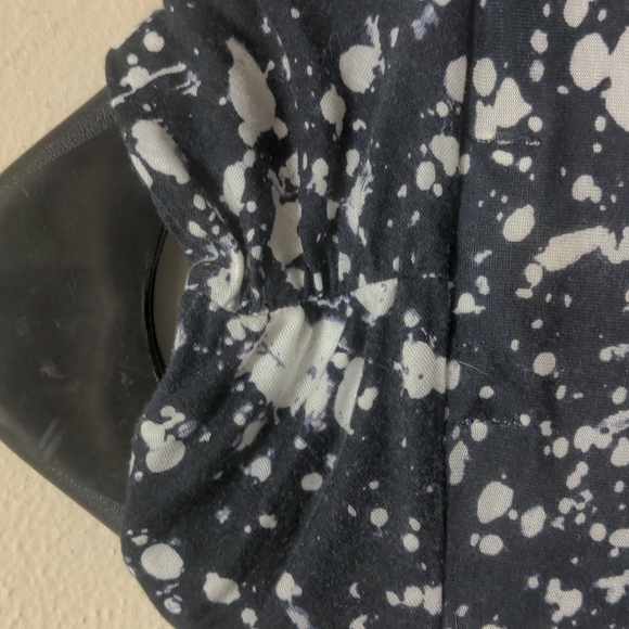 🍀 3/$9 Michael Kors Paint Splatter Cowl-Neck Blouse - Picture 5 of 7